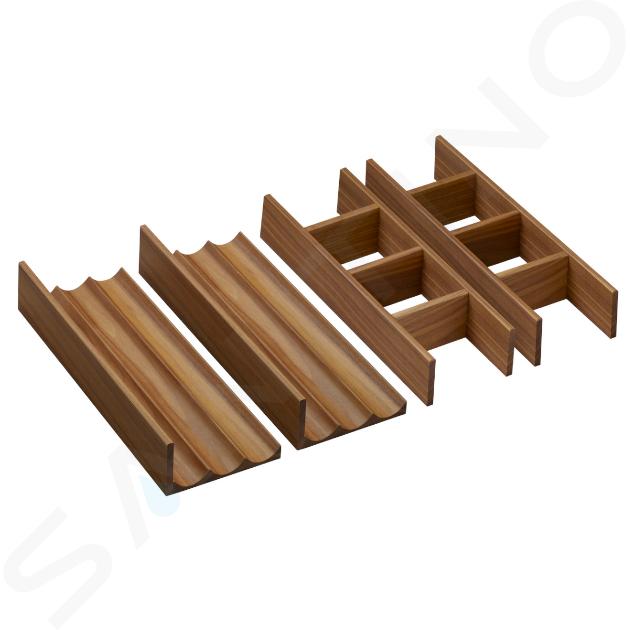 Hansgrohe IntraStoris - 4-teiliges Set Schubladen-Organizer, Nussbaum dunkel 54234630