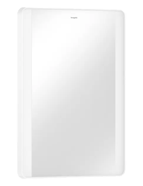 Hansgrohe Xarita Lite Q - Espejo con iluminación LED, 70x50 cm, blanco mate 54961700