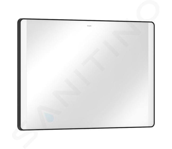 Hansgrohe Xarita Lite Q - Miroir avec éclairage LED, 70x100 cm, noir mat 54964670