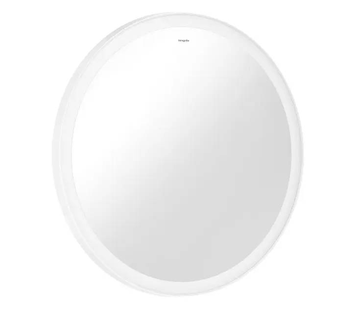 Hansgrohe Xarita Lite S - Espejo con iluminación LED, diámetro 90 cm, blanco mate 54967700