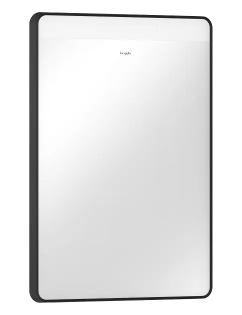 Hansgrohe Xarita Lite Q - Espejo con iluminación LED y calefacción, 70x50 cm, sensor IR, negro mate 54969670