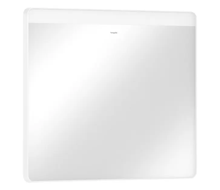 Hansgrohe Xarita Lite Q - Espejo con iluminación LED y calefacción, 70x80 cm, sensor IR, blanco mate 54971700