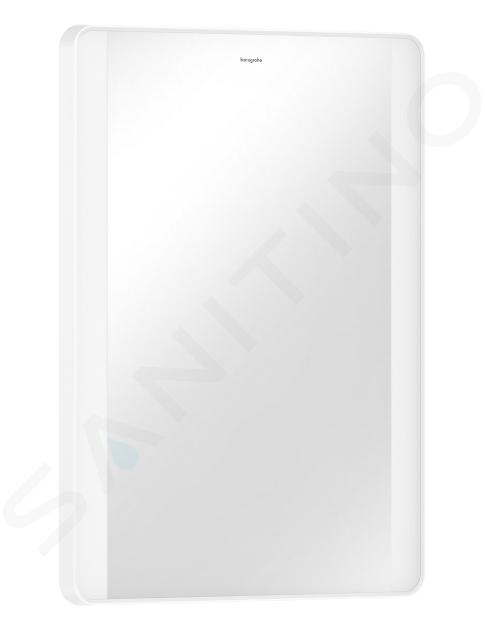 Hansgrohe Xarita Lite Q - Miroir avec éclairage LED et chauffage, 70x50 cm, capteur infra-rouge, blanc mat 54974700