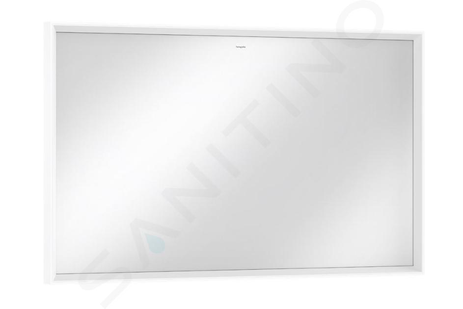 Hansgrohe Xarita E - Miroir avec éclairage LED et chauffage, 120x70 cm, capteur infrarouge, blanc mat 54994700