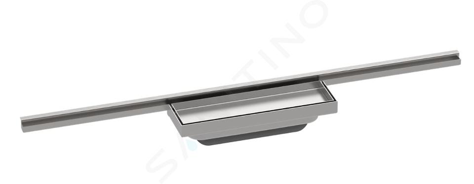 Hansgrohe RainDrain Minimalistic - Canaleta de ducha 70 cm, para baldosas, con rejilla 56219000