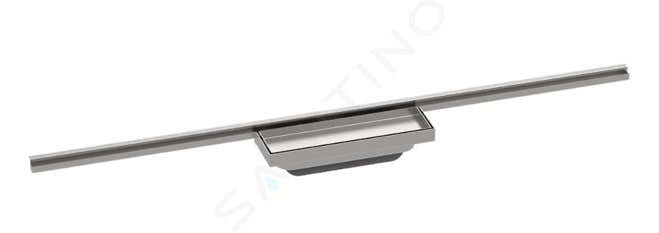 Hansgrohe RainDrain Minimalistic - Canaleta de ducha 90 cm, para baldosas, con rejilla 56221000