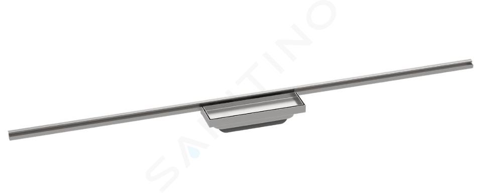 Hansgrohe RainDrain Minimalistic - Canaleta de ducha 120 cm, para baldosas, con rejilla 56223000