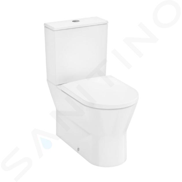 Hansgrohe EluPura S Original - WC kombi se sedátkem, vario odpad, Rimless, bílá 60205450