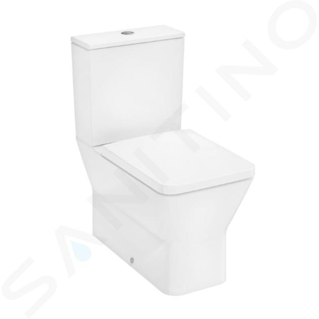 Hansgrohe EluPura Q Original - WC kombi se sedátkem, vario odpad, Rimless, bílá 60206450