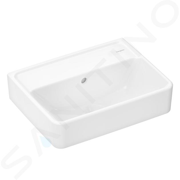Hansgrohe Xanuia Q - Fontein 45x34 cm, met overloop, zonder kraangat, bílá 60229450