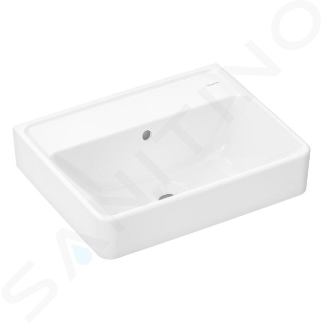 Hansgrohe Xanuia Q - Fontein 50x39 cm, met overloop, zonder kraangat, bílá 60232450