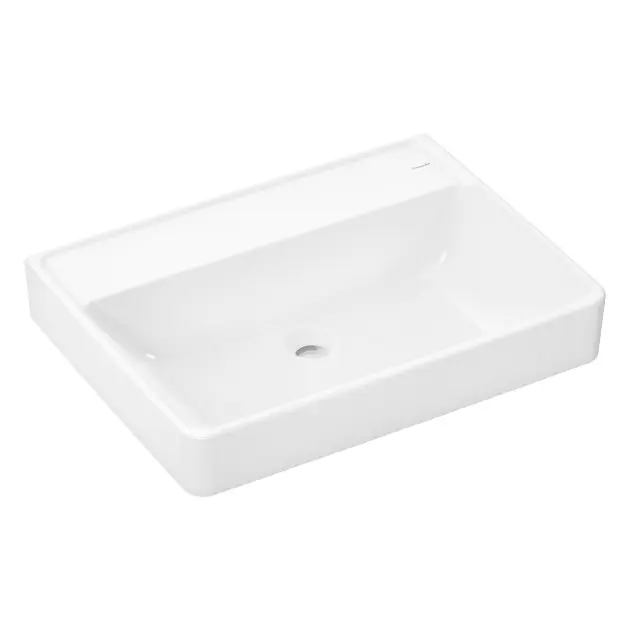Hansgrohe Xanuia Q - Lavabo 65x48 cm, sin rebosadero, sin agujero para grifo, blanco 60247450