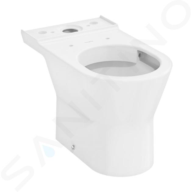 Hansgrohe EluPura S Original - WC kombi mísa, zadní odpad, Rimless, bílá 60265450