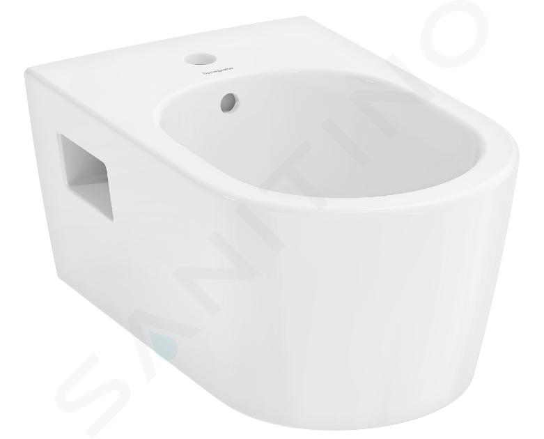 Hansgrohe EluPura S Original - Závěsný bidet, otvor pro baterii, bílá 60281450