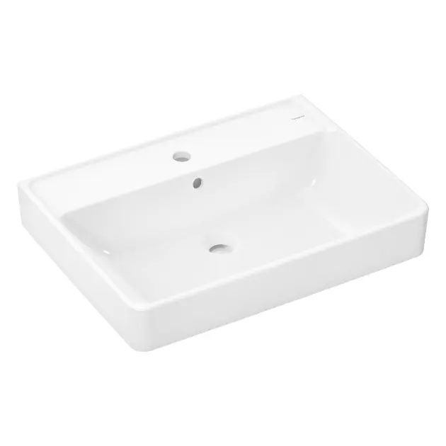 Hansgrohe Xanuia Q - Lavoar 65x48 cm, cu preaplin, orificiu pentru baterie, SmartClean, alb 61011450