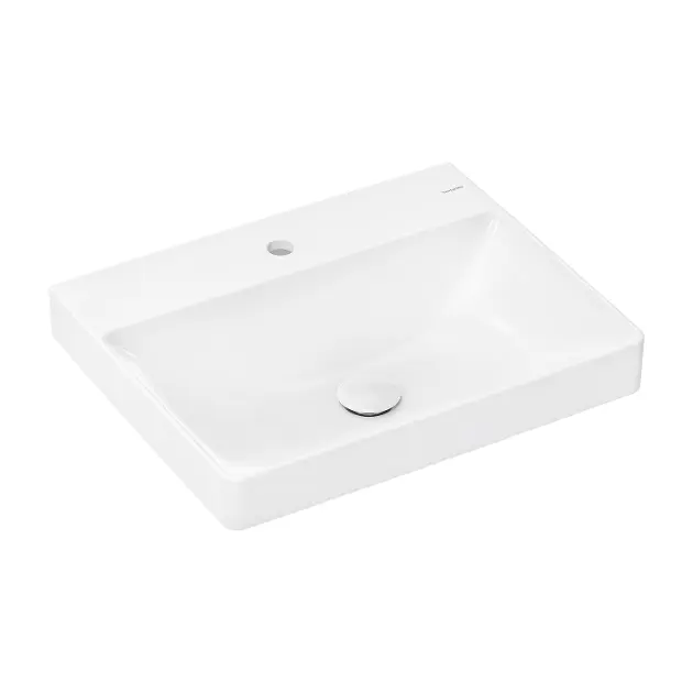 Hansgrohe Xelu Q - Lavoar, 60x48 cm, fără preaplin, cu orificiu pentru baterie, SmartClean, alb 61016450