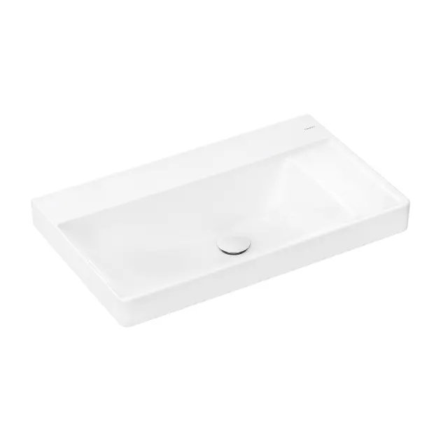 Hansgrohe Xelu Q - Lavabo, 80x48 cm, sin rebosadero, sin agujero para grifo, SmartClean, blanco 61026450
