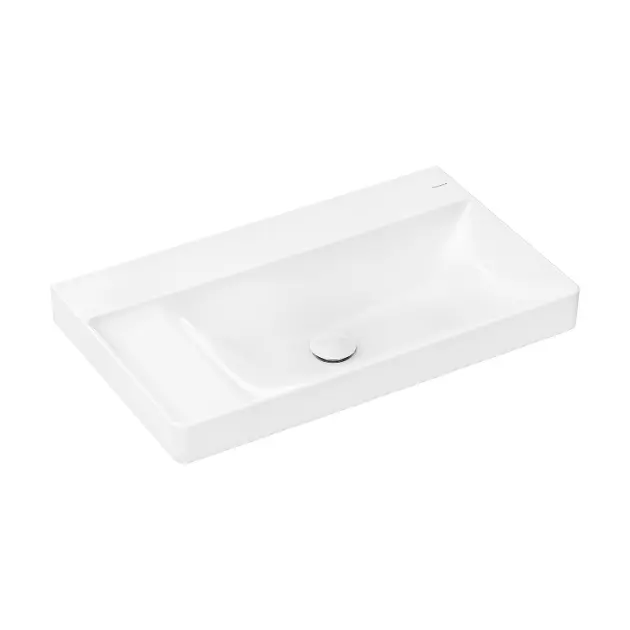 Hansgrohe Xelu Q - Lavabo, 80x48 cm, sin rebosadero, sin agujero para grifo, SmartClean, blanco 61032450