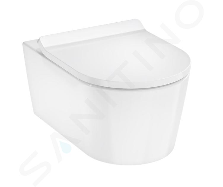 Hansgrohe EluPura S - Hangend toilet met SoftClose zitting, AquaHelix, SmartClean, wit 61115450