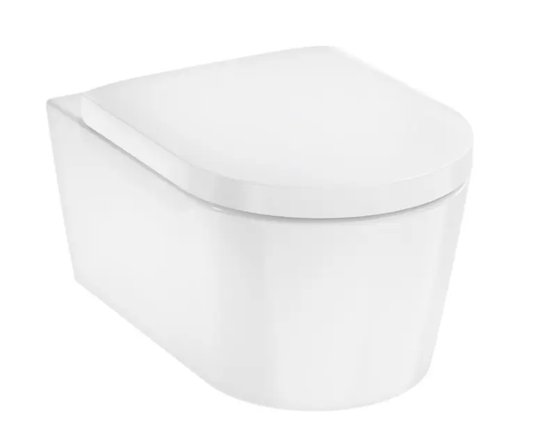 Hansgrohe EluPura S - Hangend toilet met SoftClose zitting, AquaFall, SmartClean, wit 61119450