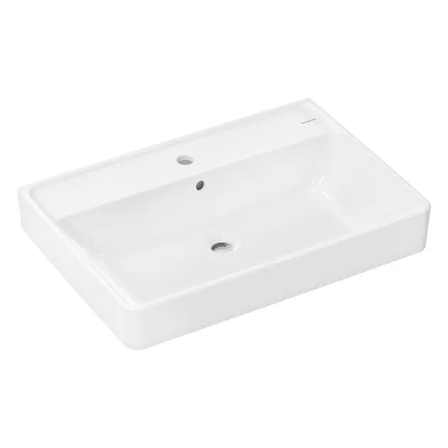 Hansgrohe Xanuia Q - Lavoar 70x48 cm, cu preaplin, orificiu pentru baterie, SmartClean, alb 61132450