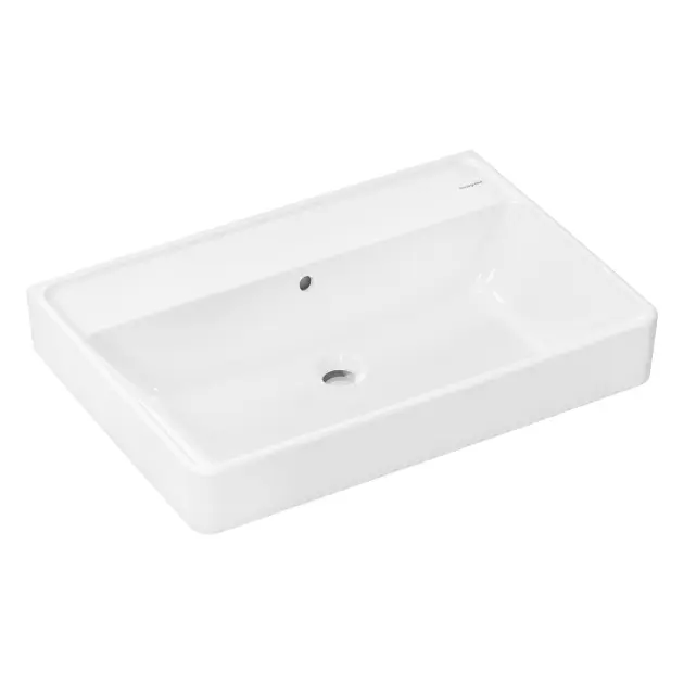 Hansgrohe Xanuia Q - Waschtisch 70x48 cm, mit Überlauf, ohne Hahnloch, SmartClean, weiß 61133450