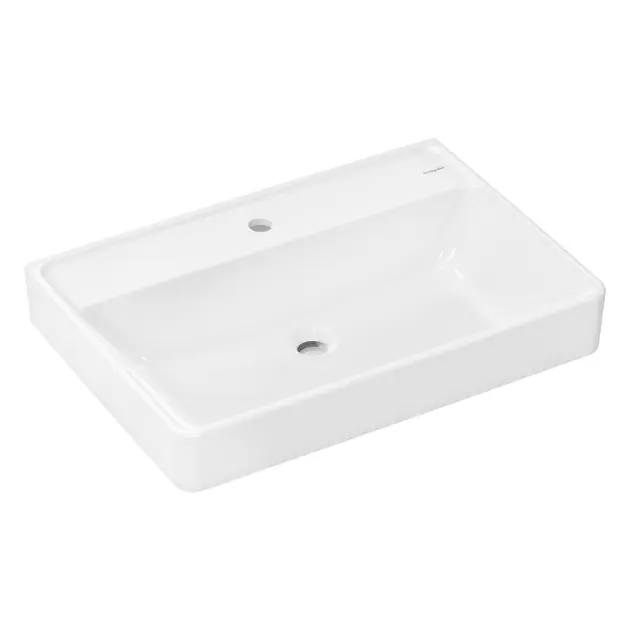 Hansgrohe Xanuia Q - Lavabo, 70x48 cm, sin rebosadero, agujero para grifo, SmartClean, blanco 61134450