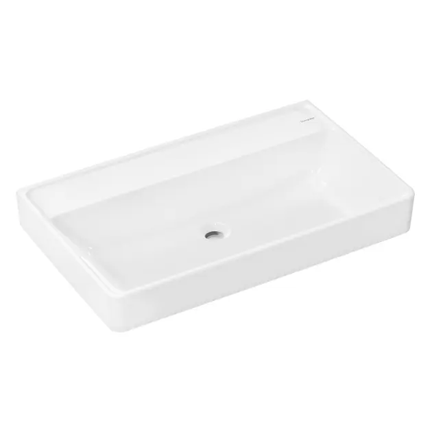 Hansgrohe Xanuia Q - Lavabo, 80x48 cm, sin rebosadero, sin agujero para grifo, SmartClean, blanco 61139450