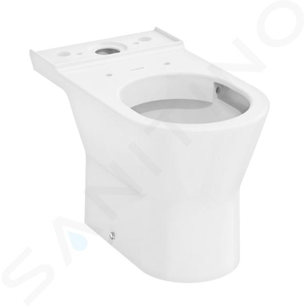 Hansgrohe EluPura S Original - WC kombi mísa, zadní odpad, Rimless, SmartClean, bílá 61165450