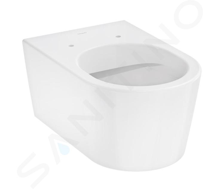 Hansgrohe EluPura S - Závěsné WC, AquaFall, HygieneEffect, bílá 62020450