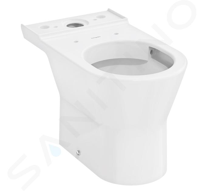 Hansgrohe EluPura S Original - WC kombi mísa, zadní odpad, Rimless, HygieneEffect, bílá 62038450