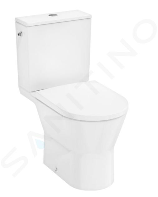 Hansgrohe EluPura Original S - WC kompakt z deską SoftClose, odpływem tylnym, AquaChannel Flush, HygieneEffect, napełnianie od dołu, biały 62040450
