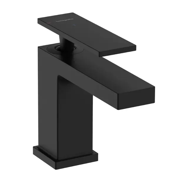 Hansgrohe Tecturis E - Tvättställsblandare med pip, CoolStart, EcoSmart, mattsvart 73004670