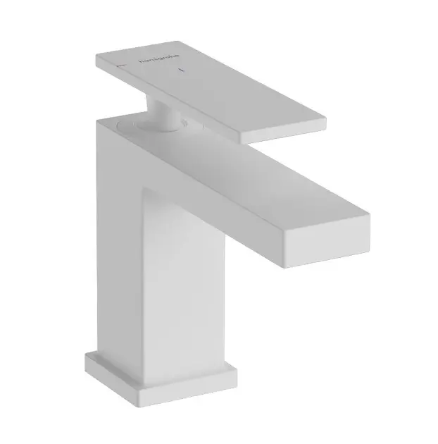 Hansgrohe Tecturis E - Tvättställsblandare med pip, CoolStart, EcoSmart, matt vit 73004700