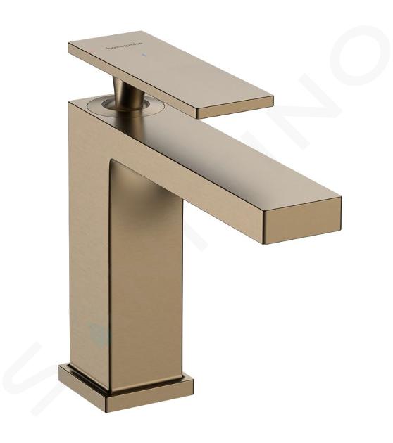 Hansgrohe Tecturis E - Umyvadlová baterie s výpustí, CoolStart, EcoSmart, kartáčovaný bronz 73018140