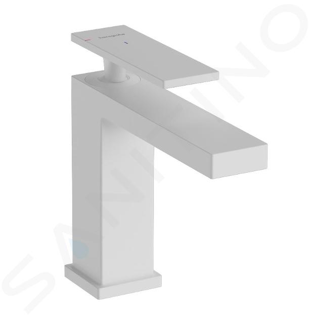 Hansgrohe Tecturis E - Grifo de lavabo, con desagüe, CoolStart, EcoSmart, blanco mate 73018700