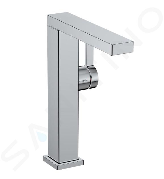 Hansgrohe Tecturis E - Miscelatore da lavabo, con sistema di scarico Push-Open, CoolStart, EcoSmart, cromo 73063000