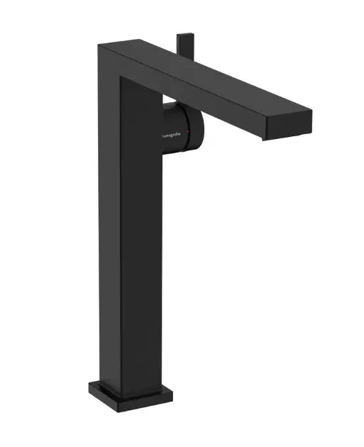 Levně Hansgrohe Tecturis E - Umyvadlová baterie s výpustí Push-Open, CoolStart, EcoSmart, matná černá 73073670
