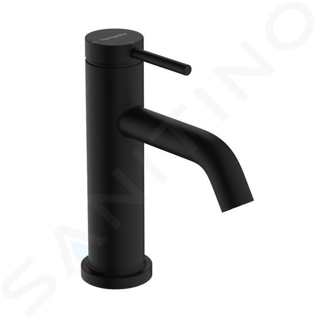 Hansgrohe Tecturis S - Grifo de lavabo, con desagüe, CoolStart, EcoSmart, negro mate 73305670