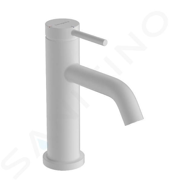 Hansgrohe Tecturis S - Miscelatore da lavabo, con sistema di scarico, CoolStart, EcoSmart, bianco opaco 73305700