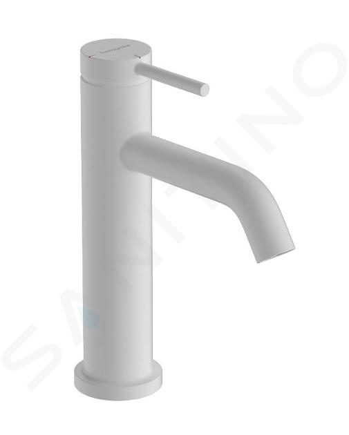 Hansgrohe Tecturis S - Grifo de lavabo, con desagüe, CoolStart, EcoSmart, blanco mate 73318700