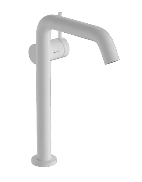 Levně Hansgrohe Tecturis S - Umyvadlová baterie s výpustí Push-Open, CoolStart, EcoSmart, matná bílá 73373700