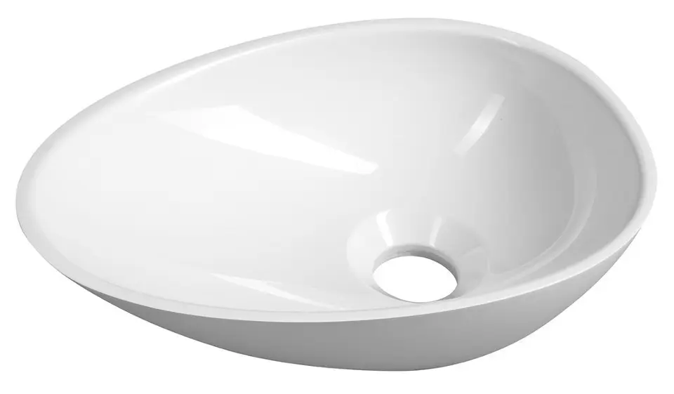 Sapho - Countertop washbasin 32x22cm, without overflow, white KE320