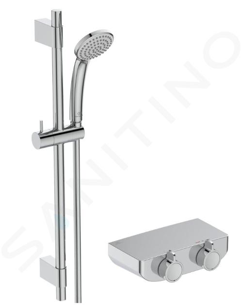 Ideal Standard CeraPlus - Set de douche avec mitigeur thermostatique, chrome A7607AA