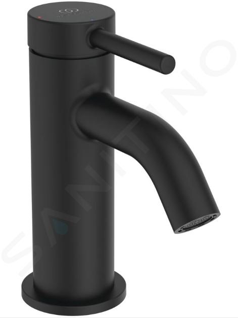 Ideal Standard Ceraline Nuovo - Grifo de lavabo, BlueStart, negro seda BD755XG