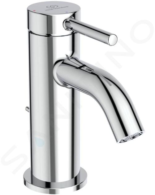 Ideal Standard Ceraline Nuovo - Miscelatore da lavabo, con sistema di scarico, BlueStart, cromo BD756AA