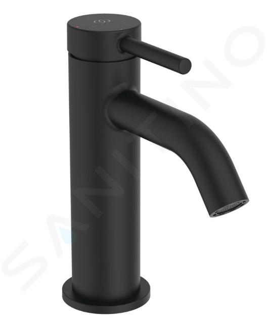 Ideal Standard Ceraline Nuovo - Miscelatore per lavabo, BlueStart, nero seta BD757XG