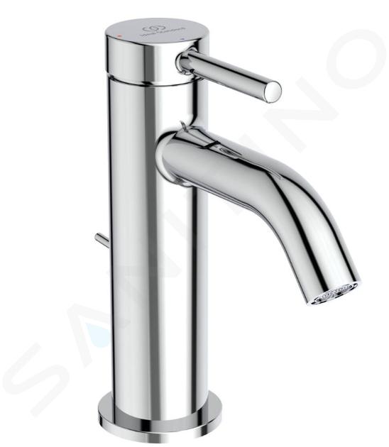 Ideal Standard Ceraline Nuovo - Miscelatore da lavabo, con sistema di scarico, BlueStart, cromo BD758AA