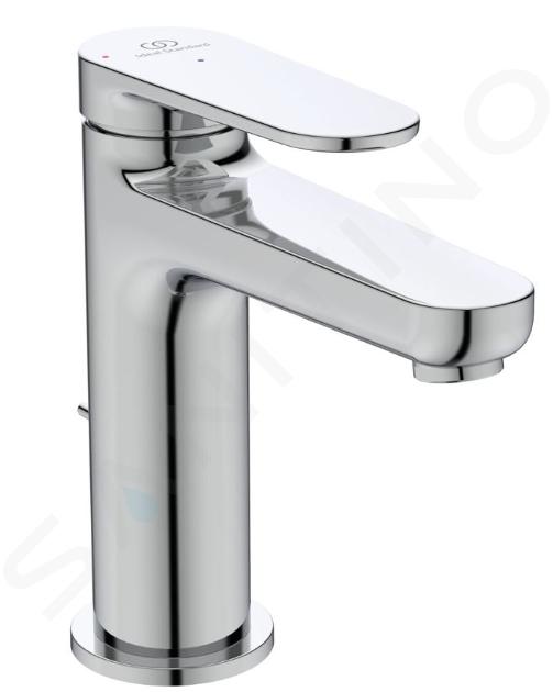 Ideal Standard Cerafine Nuovo - Miscelatore da lavabo, con sistema di scarico, BlueStart, cromo BD769AA