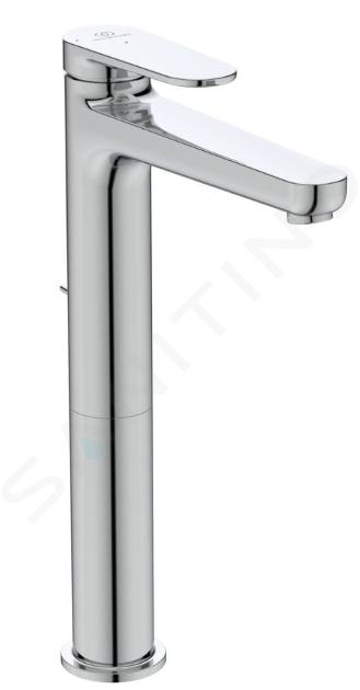 Ideal Standard Cerafine Nuovo - Miscelatore da lavabo, con sistema di scarico, BlueStart, cromo BD774AA